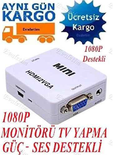 Alternative view of 4314 HDMI To Vga Çevirici Adaptör Monitör Tv Dönüştürücü