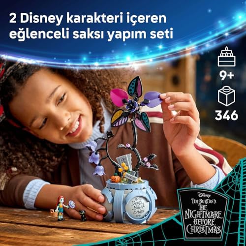 Alternative view of Sally’nin Saksısı 43288-9 Yaş ve Üzeri Çocuklar için 2  Figürü Sally ve Küçük Kara Kedi ile Yapay Çiçekler İçeren Yaratıcı Oyuncak Yapım Seti, Hediye Fikri (346 Parça)