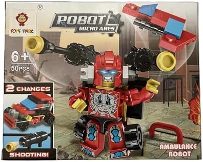 Alternative view of Robot ve Araç Yapım Oyuncağı 2 li Oyuncak 50 Parça