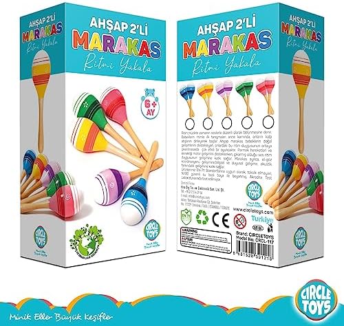 Alternative view of Circle Toys Ahşap Marakas 2'li