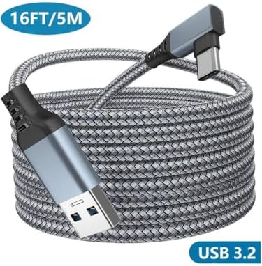 Vr5 Usb3.2 Oculus Quest 3/2/1 Pico 4 Aksesuarları ve PC/Steam VR, 5Gbps Yüksek Hızlı PC Veri Aktarımı, VR Kulaklık, Oyun Bilgisayarı, Sanal gerçeklik gözlüğü uyumlu 5 metre - Görsel 3