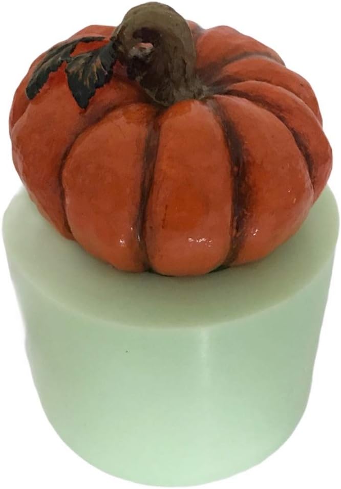 Küçük Kabak Silikon Mum Kalıbı 8.5x8.5x6 Cm - Görsel 2