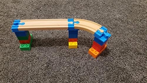 Alternative view of 5 parça  to Uyumlu Ahşap Tren Rayı Adaptör Seti