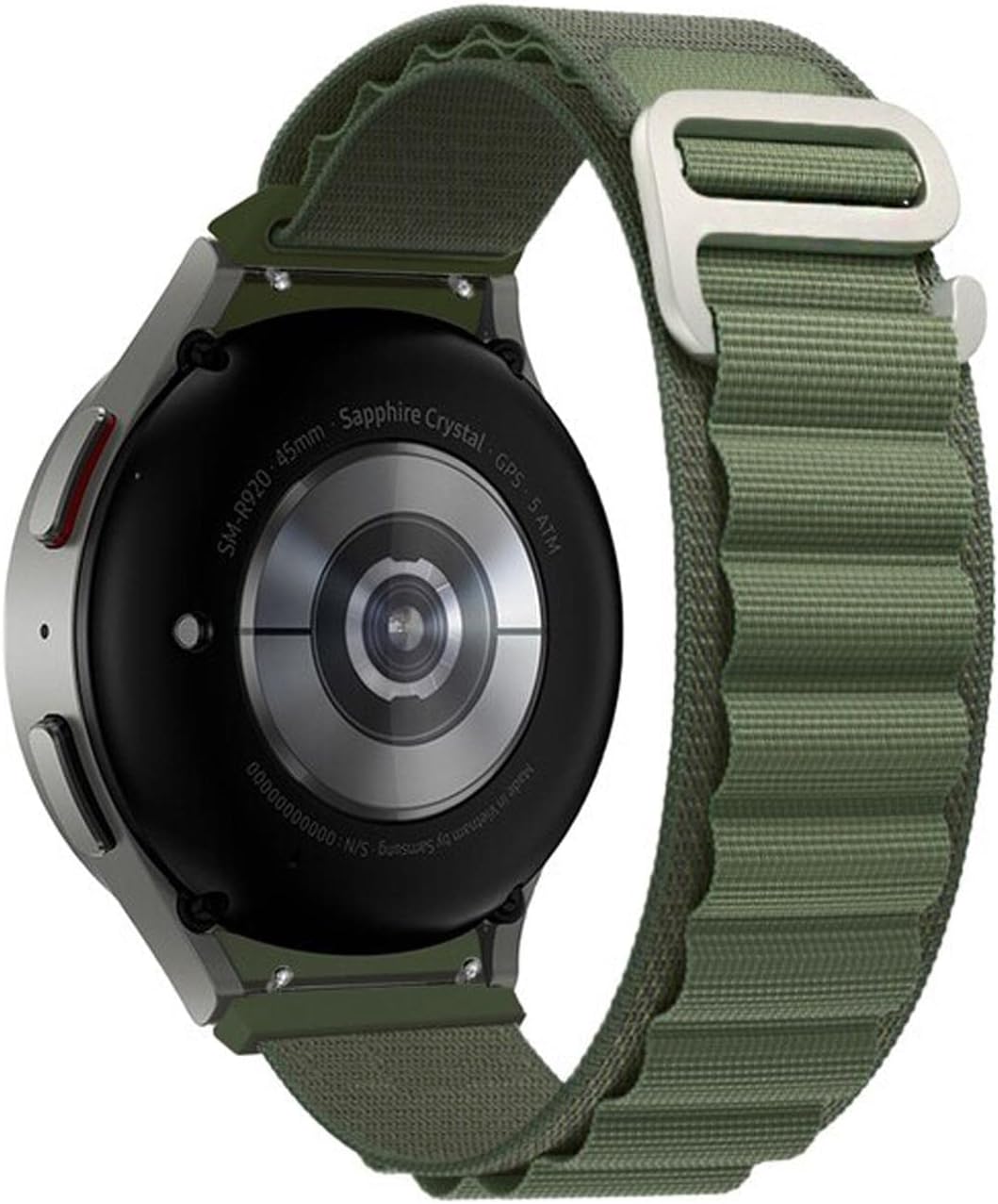 Galaxy Watch 6 Classic 47mm için Kordon Alpine Loop Yeşil [Galaxy Watch 6 Classic 47mm ile Uyumlu Kordon - Yeşil]