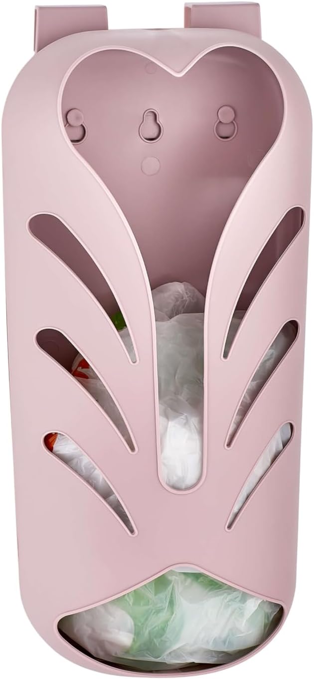 Alternative view of Poşet Düzenleme Organizer Dolap Kapağına Takılabilir Yapışabilir Poşetlik (pembe)