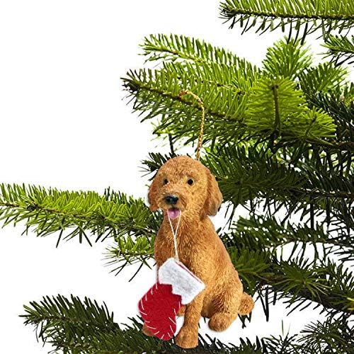 Noel Süslemeli Goldendoodle Noel Süsü, Çok Renkli (XSO24201) - Görsel 2