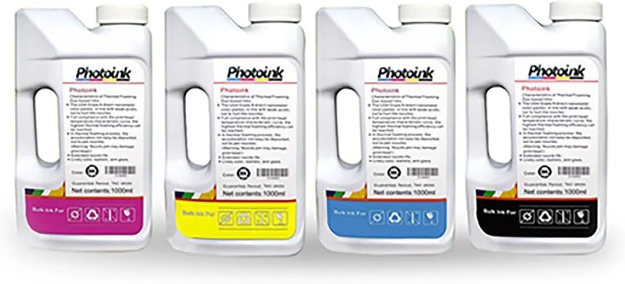 Photoink 1000 Ml Mürkkep,  Claria Ve L Serisi Yazıcılar Için Uyumlu 4X1000 Ml Mürekkep Seti ( Akıllı Mürekkep)/ L382/L386/L455/1455/L3050/L3060/L3070/L3110/L4150