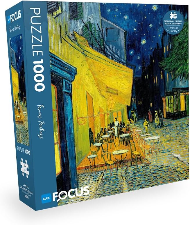 Alternative view of 1000 Parça Puzzle - CAFÉ TERRACE AT NIGHT (KAFE TERASTA GECE)