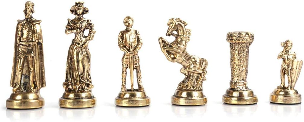 Alternative view of GiftHome Orta Boy Metal İngiliz Satranç Taşı Parlak