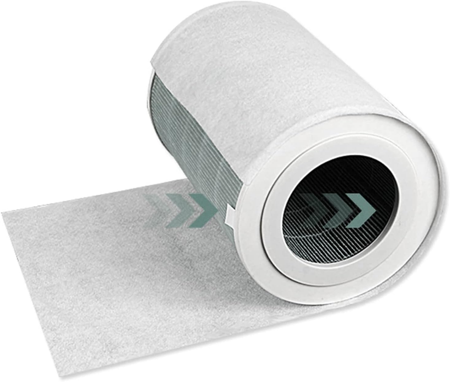 Alternative view of Faf Fresh Air Filter 10 Adet Xiaomi Smart Purifier 1/2H/2C/2S/3H/3C/Pro/ProH/4/4 Lite/4Pro/F1 İle Uyumlu Filtre Üstüne Tüy ve Toz Tutma Elektrostatik Elyaf Pamuk Ön Filtre (Xiaomi Pro H Compatible)