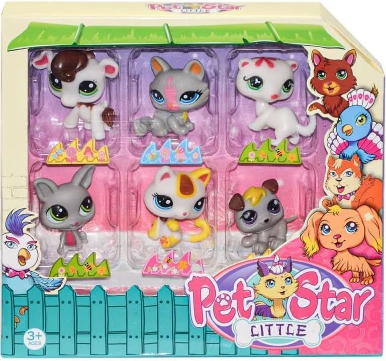 3046A3 Pet Star 6'lı Miniş Seti-2