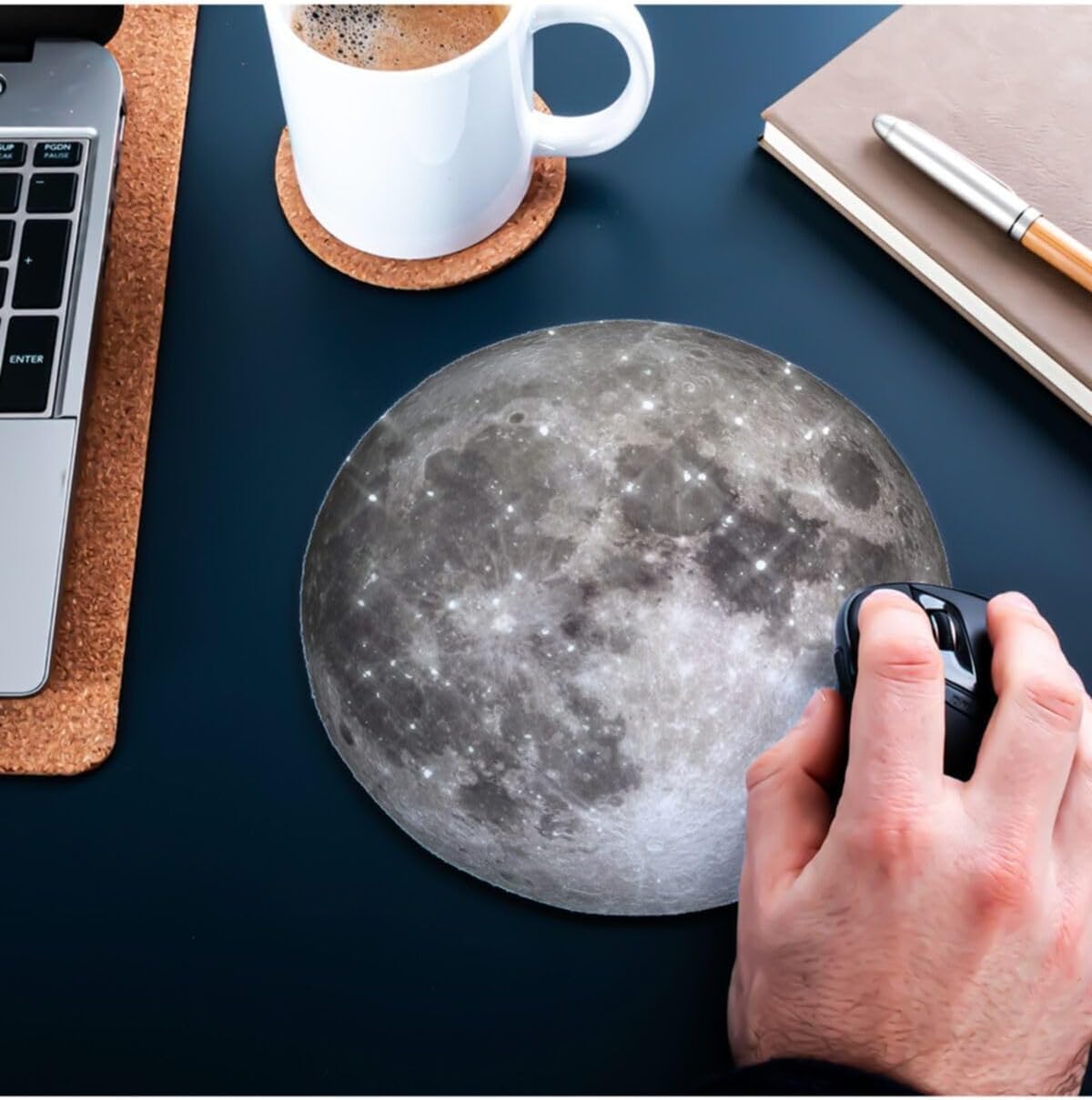 Alternative view of Dolunay Tasarımlı Hediye Mousepad - Mouse Pad - Fare Altlığı