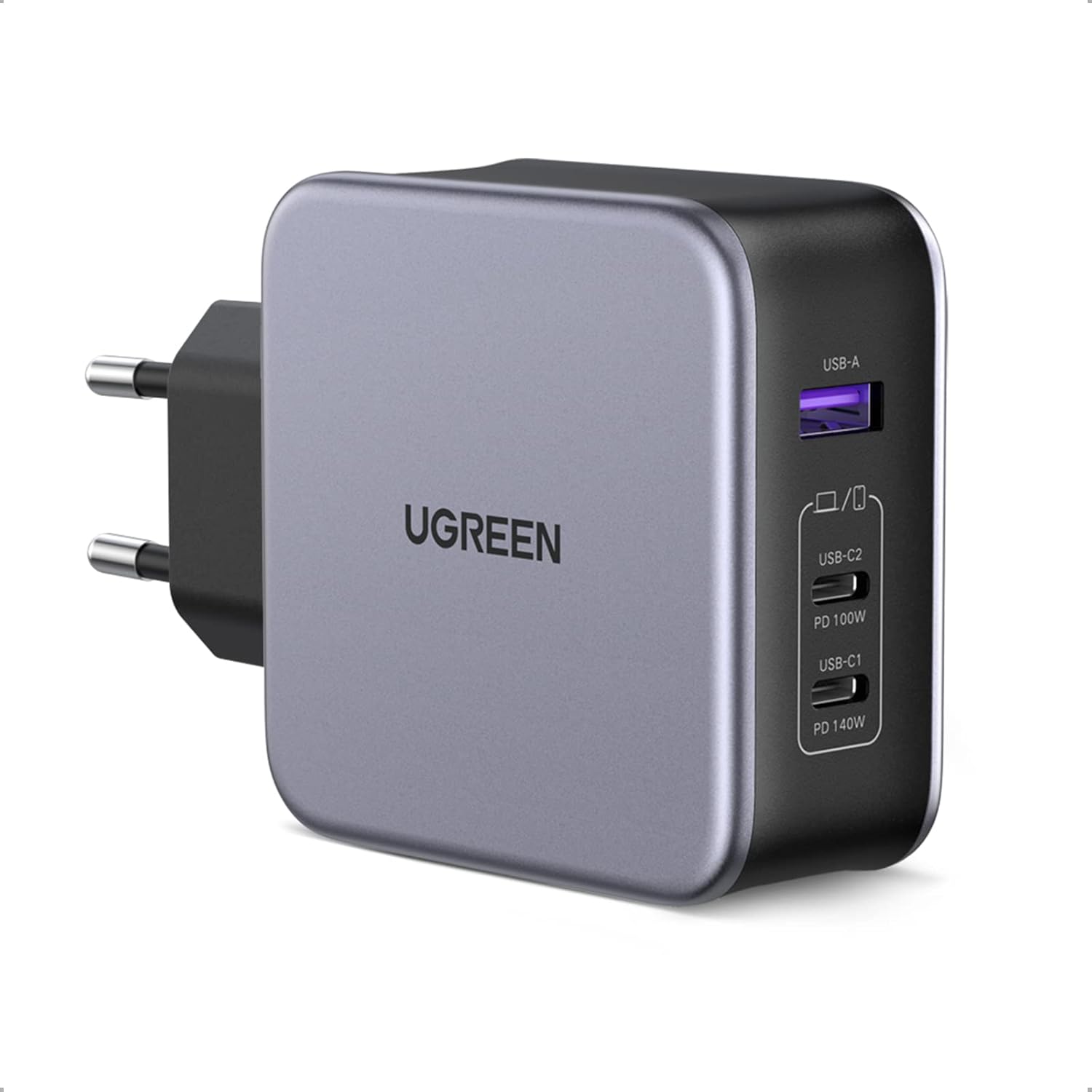 Nexode 140W USB Type-C QC 4.0 PD 3.1 GaN 3 Portlu Hızlı Şarj Cihazı
