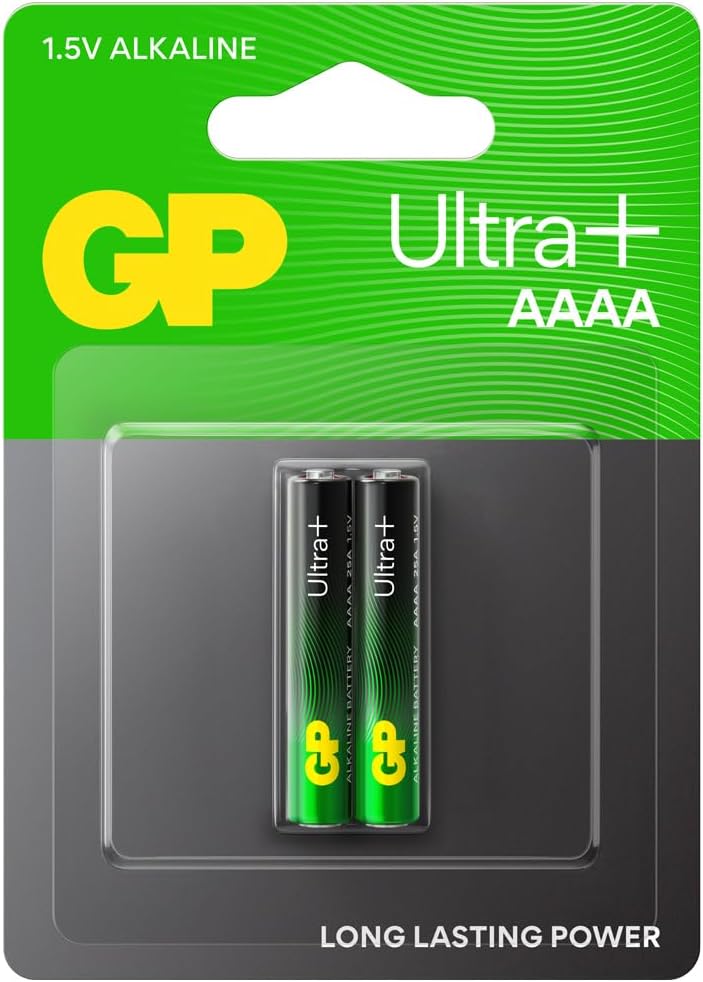 Alternative view of GP Batteries 25A Ultra Plus Lr8D425/E96/AAAA Boy İncenin İncesi Pil, 1.5 Volt, 2'li Kart