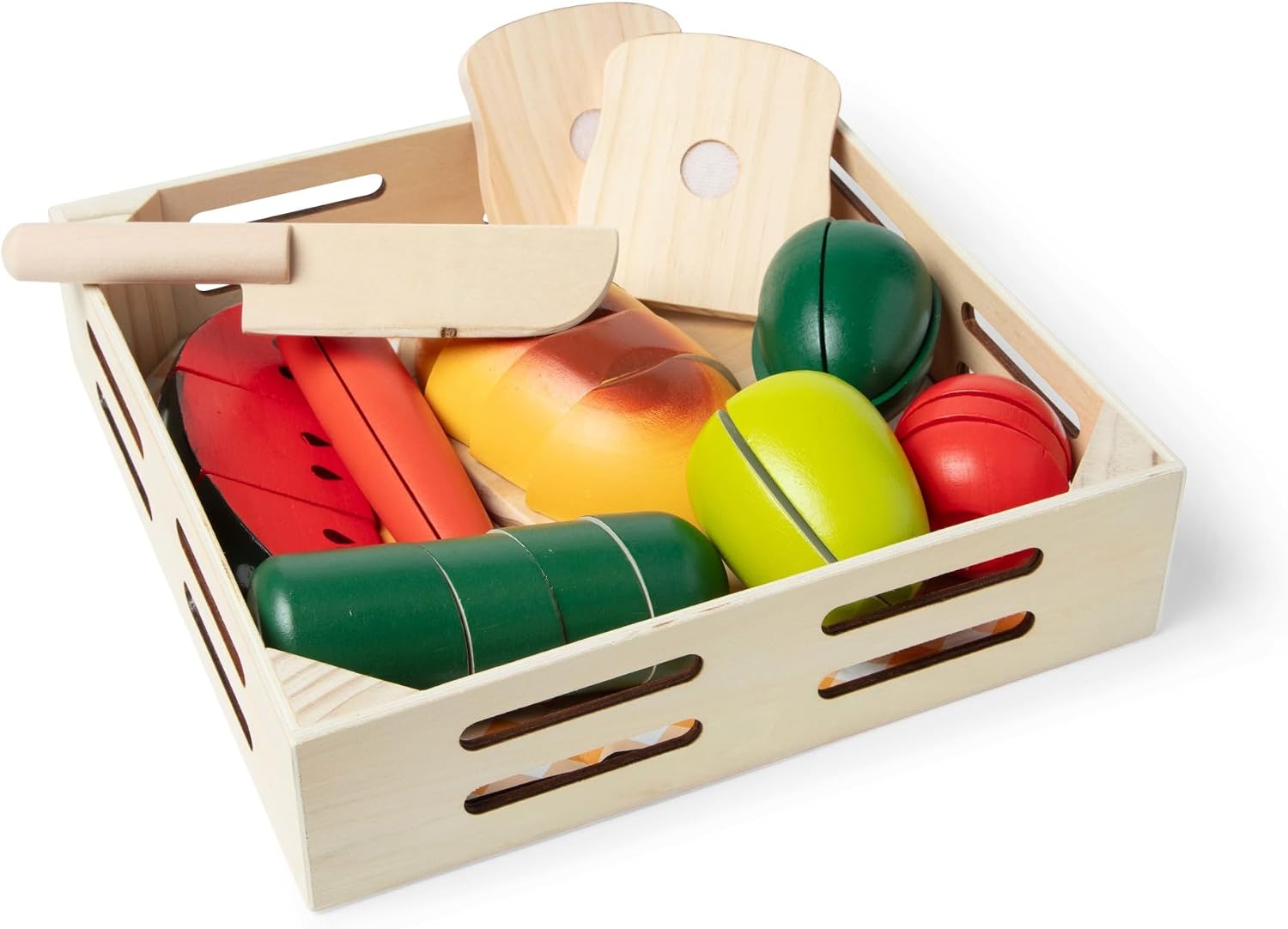Alternative view of Melissa & Doug - Ahşap Kes Oyna Gıdalarımız (10487)