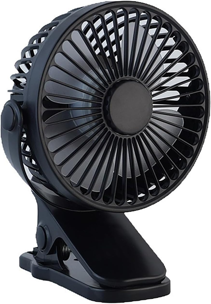 Alternative view of Şarjlı USB Mini Klipsli Vantilatör Fan - 3 Kademeli - 360° Hareketli - Bebek Arabası, Ofis, Masaüstü, Kamp Kullanımı İçin Uygun - Sessiz ve Taşınabilir - Asorti Renk