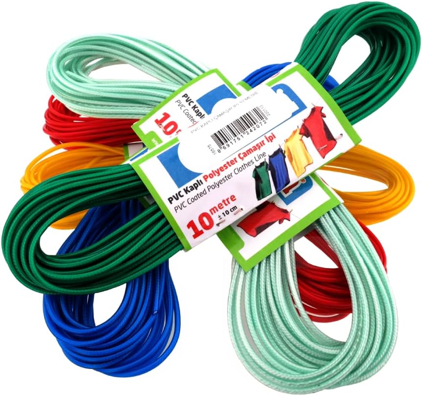 Alternative view of Tek-İş Pvc Kaplı Çamaşır İpi, 10 Metre, Renkli