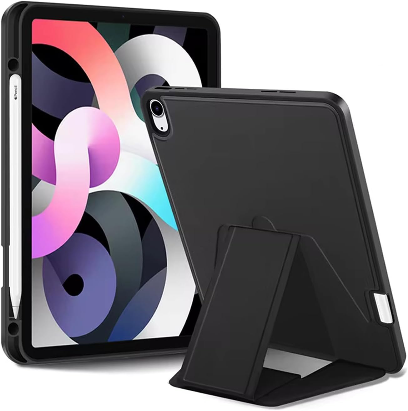 Alternative view of iPad Pro 12.9 5.Nesil Uyumlu Kılıf - Lüks Kadife İç Kaplamalı, Mıknatıslı V-Stand Tablet Arka Kapak A2378-A2461-A2379-A2462