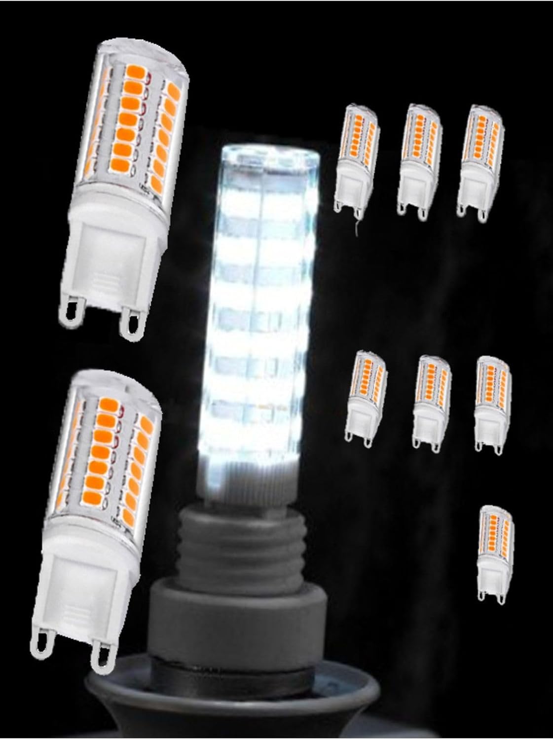 Alternative view of Ct-4249 5 Adet 3 Watt Ledli Kapsül G9 Duylu 220V Beyaz Işık Ct-4249B
