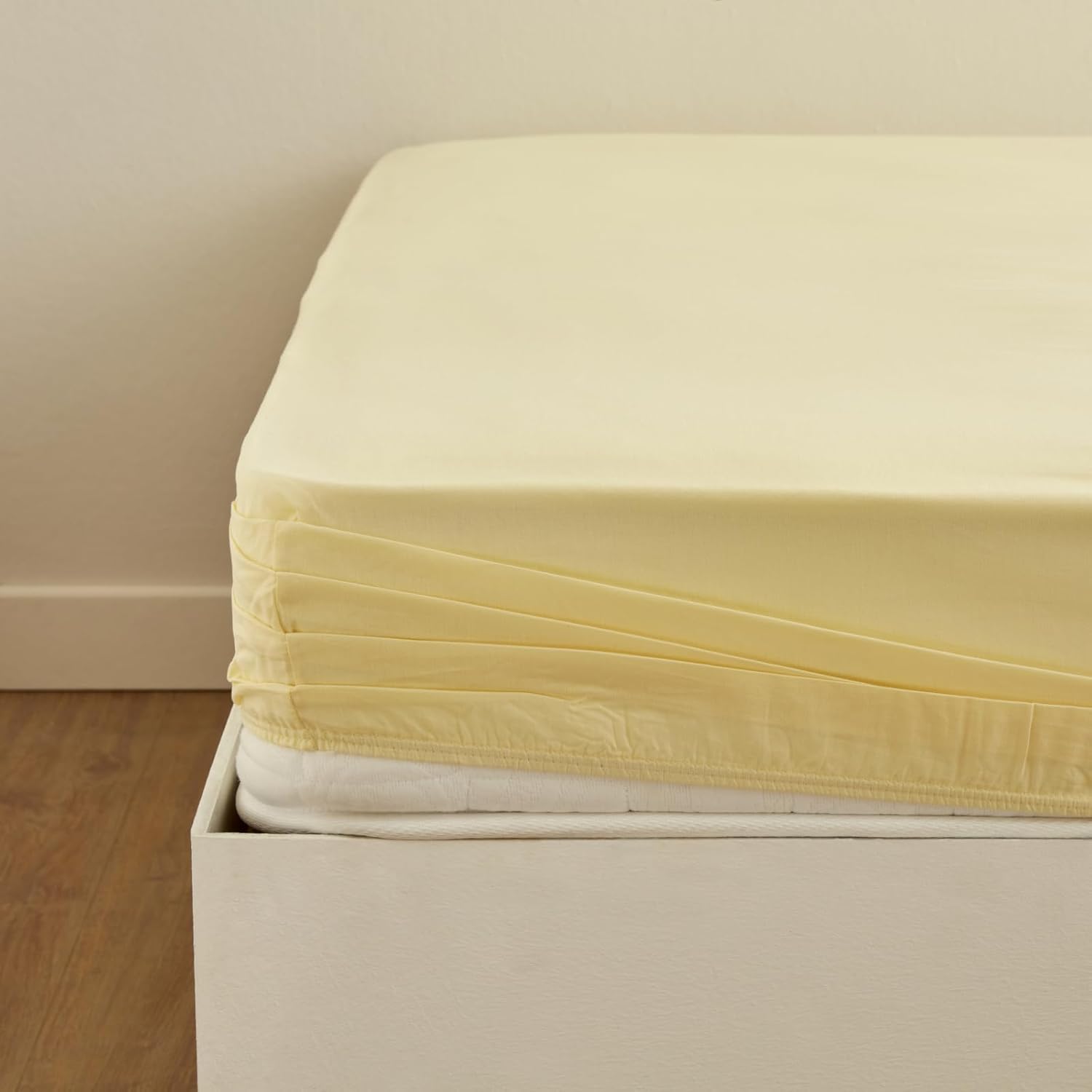 Alternative view of Fitted Tek Kişilik Çarşaf Sarı 100x200+30 cm