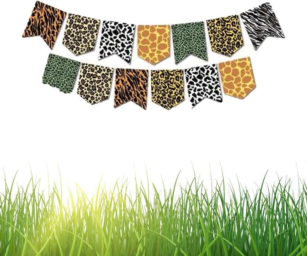 Alternative view of Patladı Gitti Safari Zikzak Banner Doğum Günü Süsü Banner