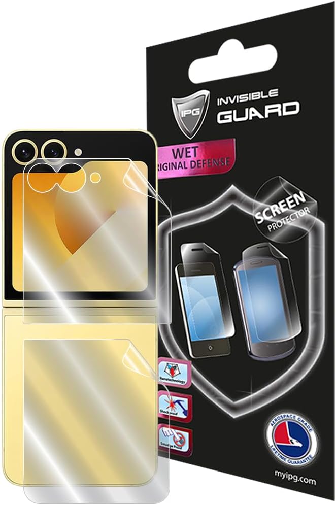 Galaxy Z Flip 6 HydroGel Görünmez Ekran Koruyucu (Ön - iç Ekran ve Arka) - Görsel 2