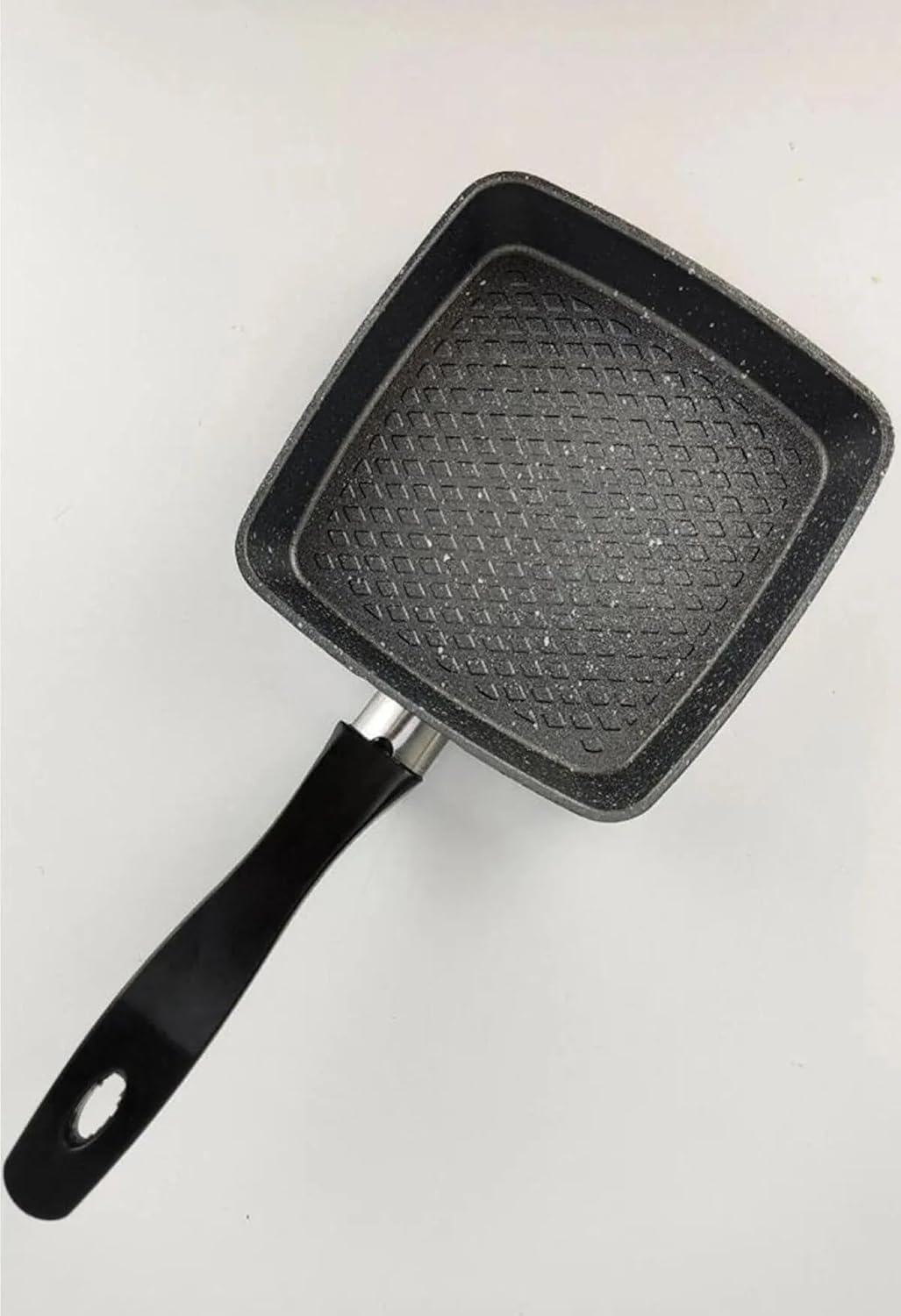 Alternative view of 12 cm Granit Sos Tavası – Mini Tereyağı Tavası, Yapışmaz Küçük Tava, Yumurtalık, Sos ve Tereyağı Eritme İçin Tek Kişilik Mutfak Tavası (Kare)