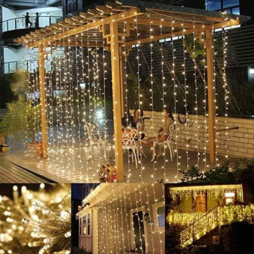 DD70YT1365 320 LED 8 Fonskiyonlu Dekoratif LED Günışığı Perde, 2x2 Metre - Görsel 3