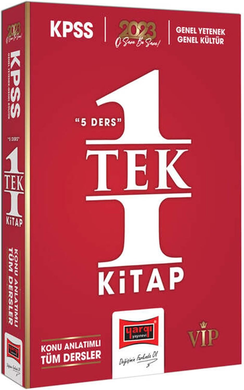 2023 KPSS Genel Kültür - Genel Yetenek 5 Ders Tek Kitap Tüm Dersler Konu Anlatımı