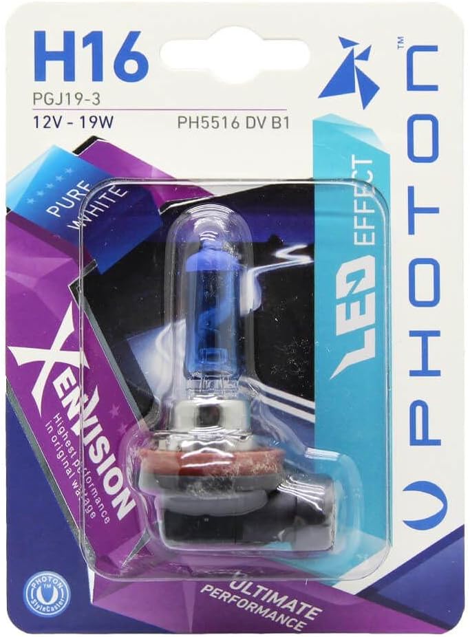 Alternative view of Ampul H16 12V 19W Xen Vision (Tekli Blister) (Beyaz Işık) 6000K PHT PH5516 DV B1