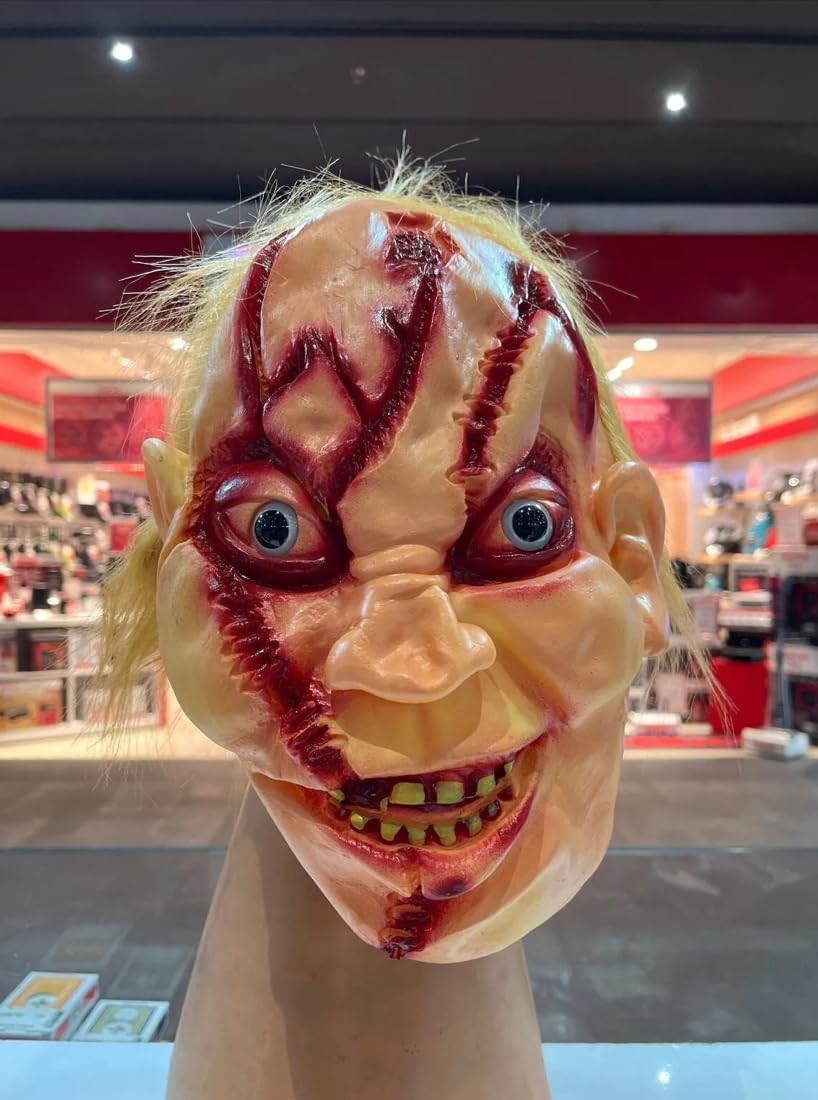 Alternative view of Halloween Chucky Maskesi, Korku Maskesi, Cadılar Bayramı Aksesuarları, Çaki maskesi