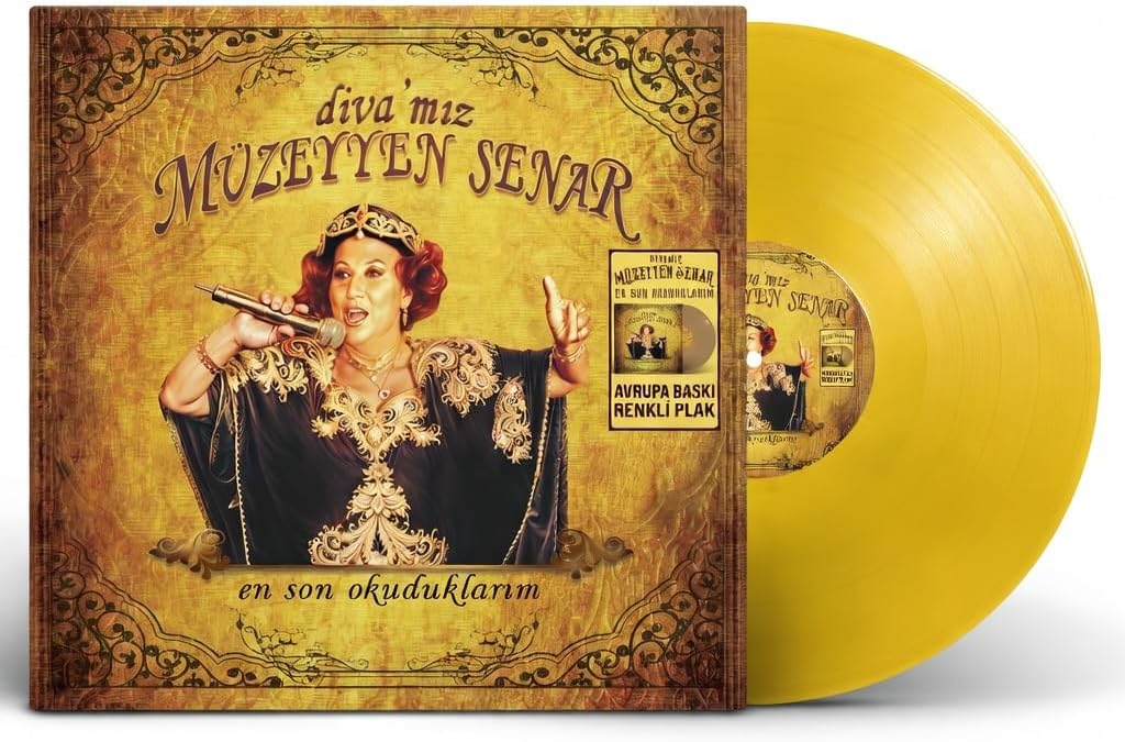 Alternative view of Müzeyyen Senar Diva'mız En Son Okuduklarım Gold Viny Renkli Plak, LP - My Yonca