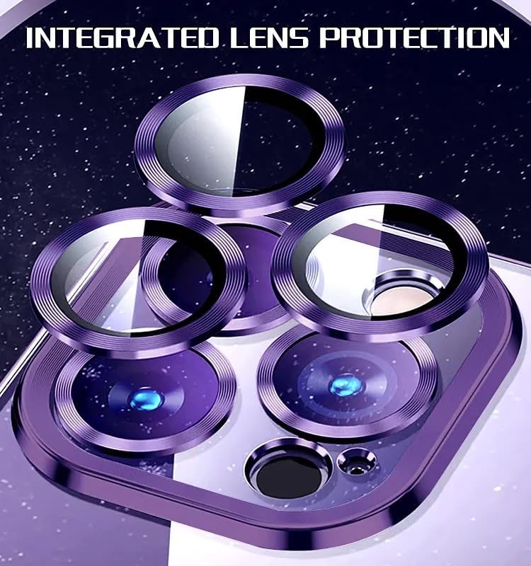 Alternative view of & AKSESUAR iPhone 15 Pro Max için Magsafe ile Uyumlu Arka Kısmı Parlak Şeffaf Yapıya Sahip Kenarları Silikon Yapılı Güçlendirilmiş Mıknatıslı Kamera Lens Koruyuculu Wireless Kablosuz Şarj