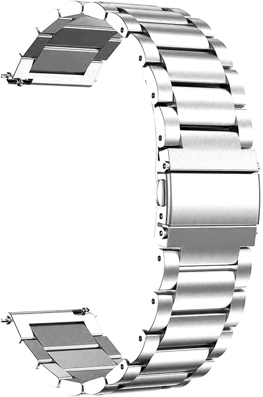 Alternative view of Amazfit Bip 3 Metal Stainless Steel Kordon (Amazfit Bip 3 ile Uyumlu Kordon, Akıllı Saat Kayışı)