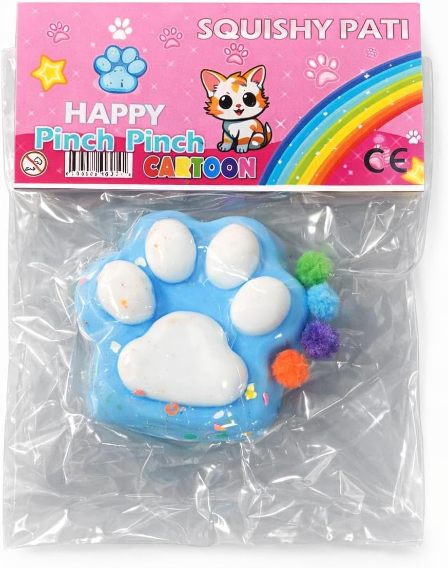 Alternative view of Squishy Pati Pençe Şekilli Stres Oyuncağı, Farklı Renkler Çocuklar için Sukuşi 1 Adet