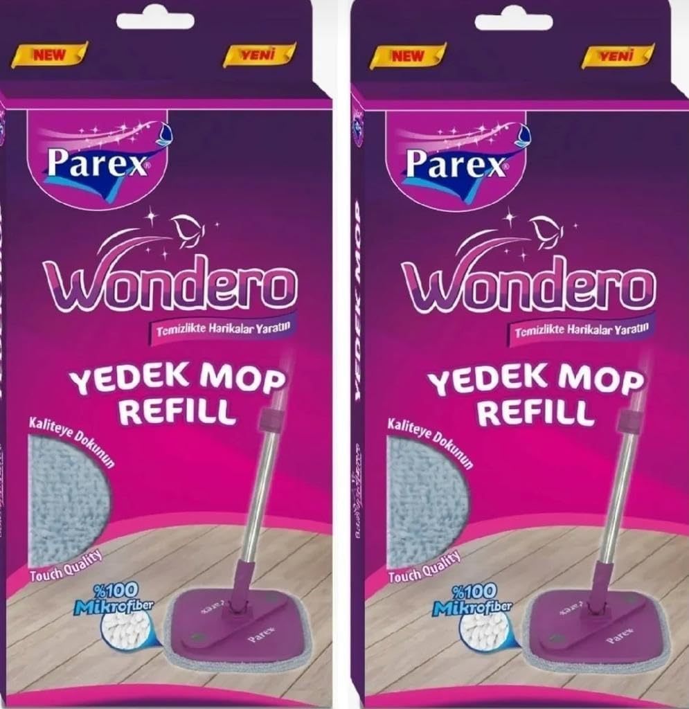 Alternative view of OTOMATİK TEMİZLİK SETİ YEDEK MOP 2Lİ AVANTAJ PAKETİ, , Gri̇, 15cm