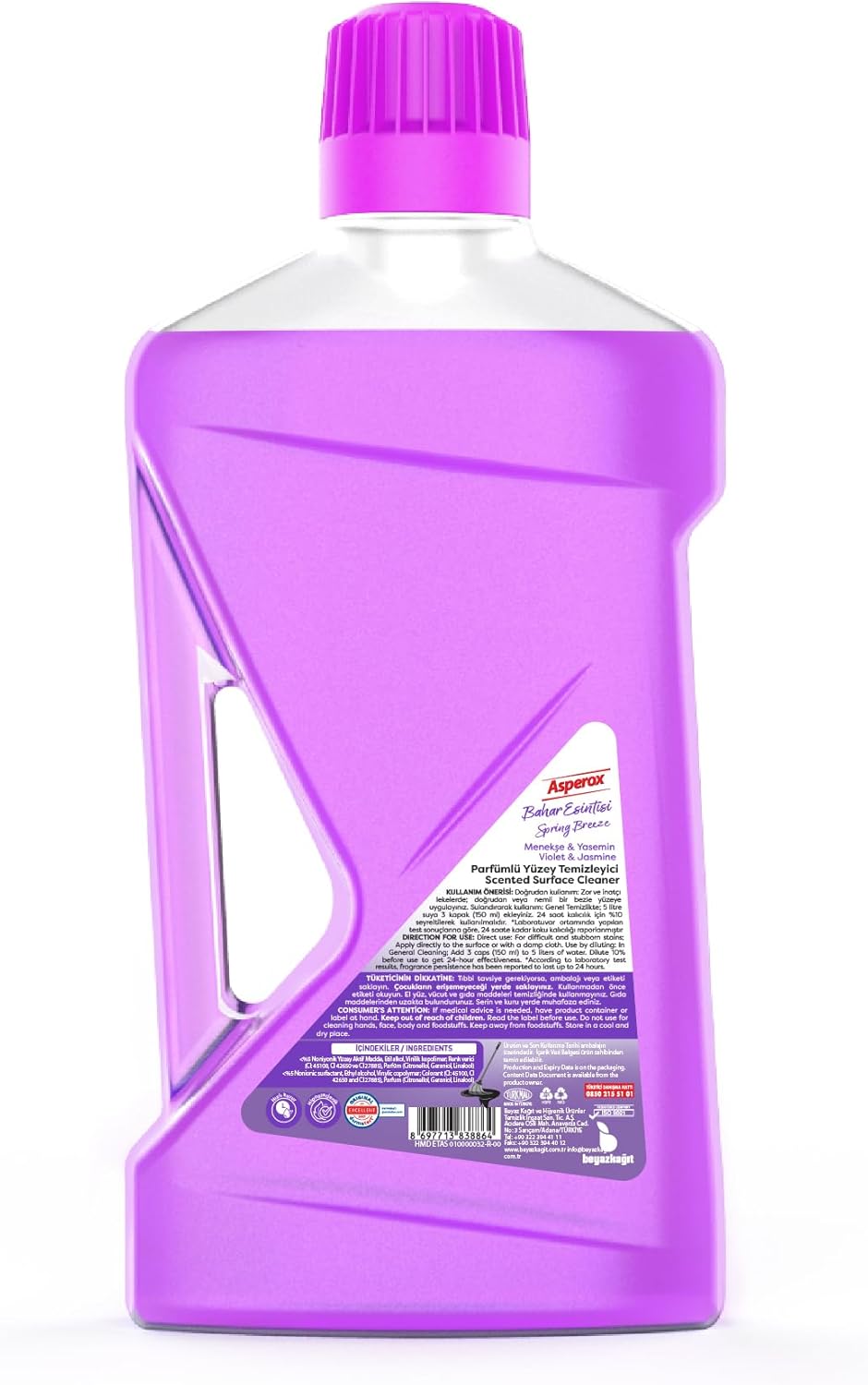 Alternative view of Bahar Esintisi Yüzey Temizleyici Menekşe & Yasemin 1000 ml (6 paketi)