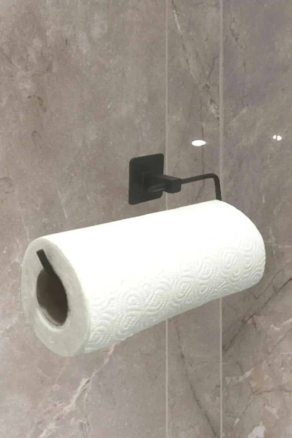 Alternative view of Rulo Havluluk Peçetelik, Yapışkanlı, Pratik Banyo Askısı, Kağıt Rulo Havluluk, Siyah