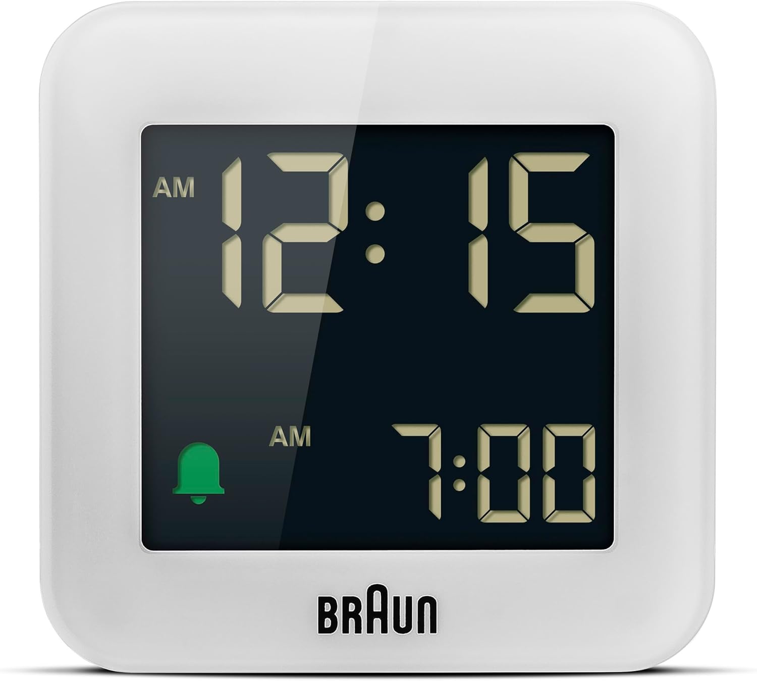 Alternative view of BC08W Dijital Seyahat Çalar Saati, Beyaz, Erteleme, Kompakt Boyut, Negatif LCD Ekran, Hızlı Ayarla, Artışlı Bip Alarmı.