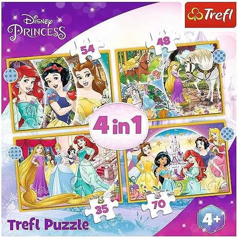 Puzzles - "4'ü 1 arada" - Mutlu günler/ Prensesi - Görsel 3