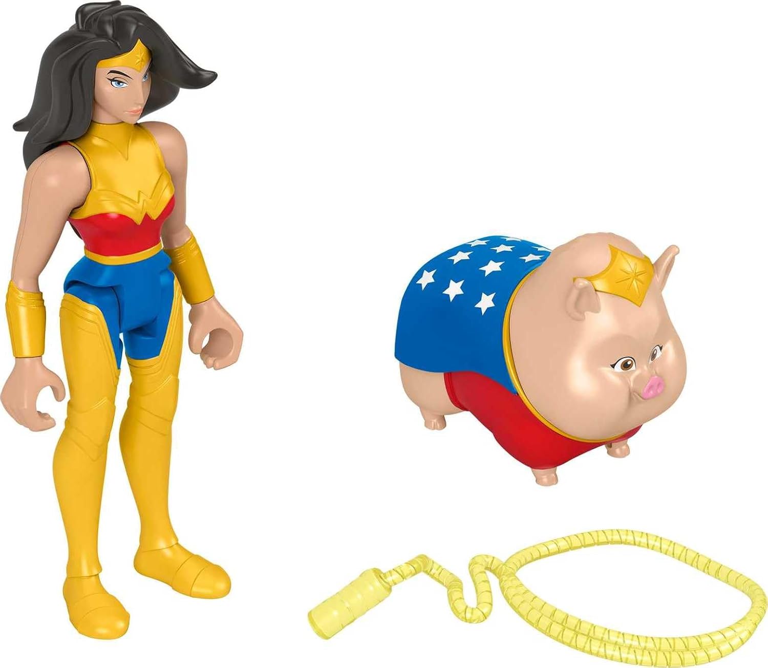 Alternative view of Imaginext DC League of Super Pets Kahramanlar ve Hayvanlar Wonder Woman & Pb