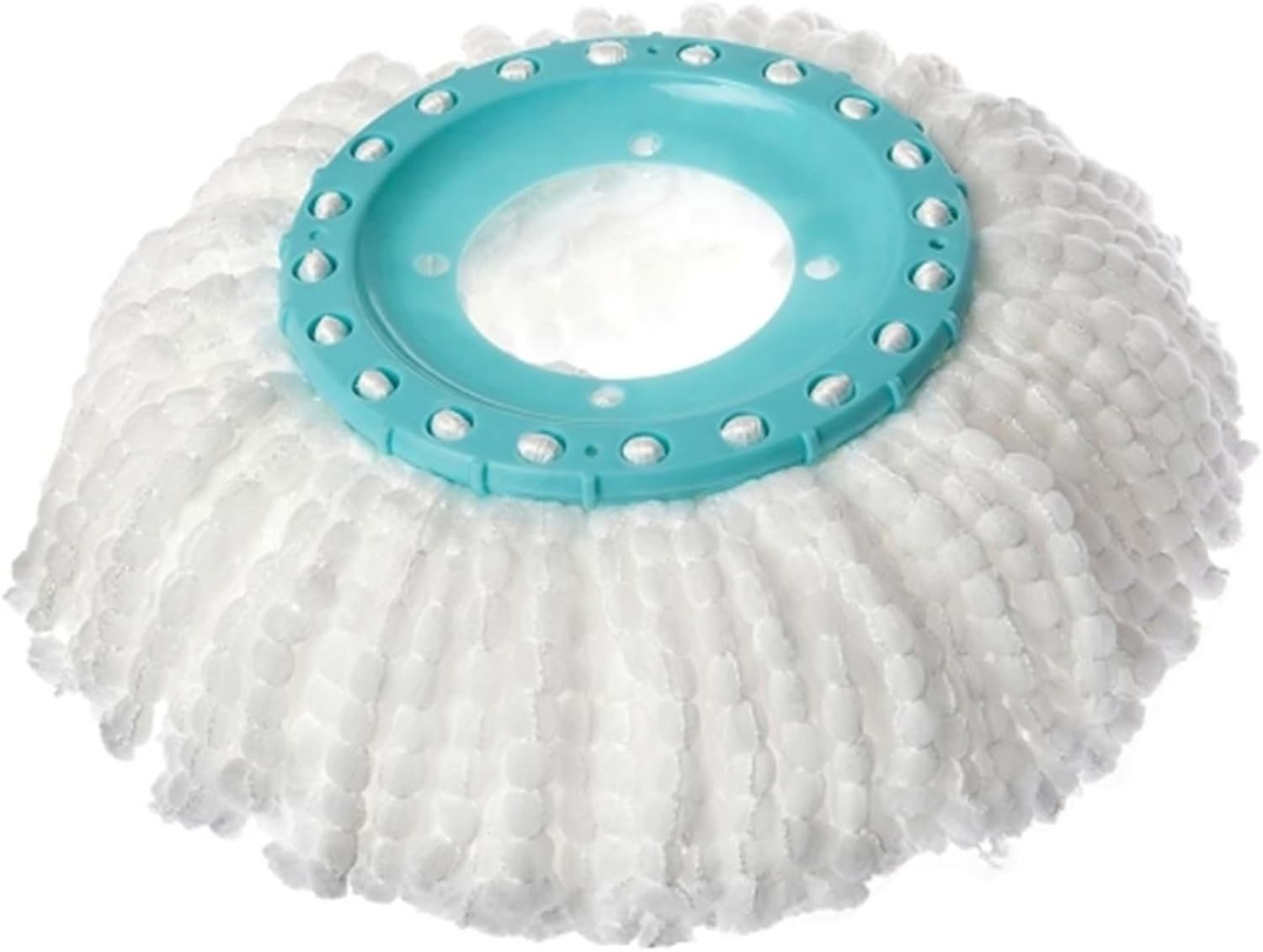Mop Yedek Döner Başlık - Güçlü Emici Mikrofiber Tüyler, 360° Dönebilen Yedek Mop Ucu, Yer Yüzey Temizliği