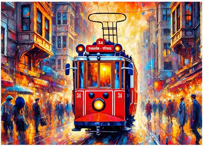 Alternative view of 1000 Parça Puzzle - İstiklal Caddesi