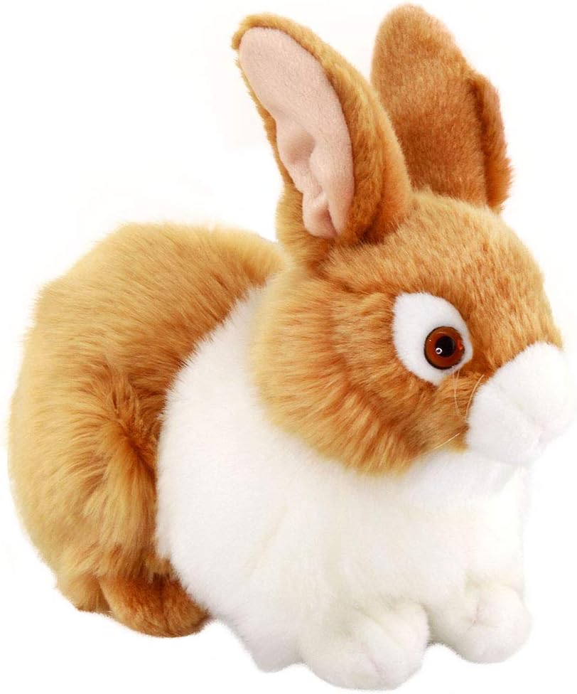 Animals Of The World Tavşan Peluş Oyuncak, Açık Kahverengi, 23cm