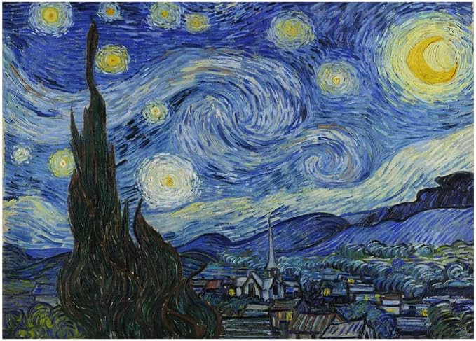 1000 PARÇA PUZZLE - STARRY NIGHT (YILDIZLI GECE) - Görsel 2