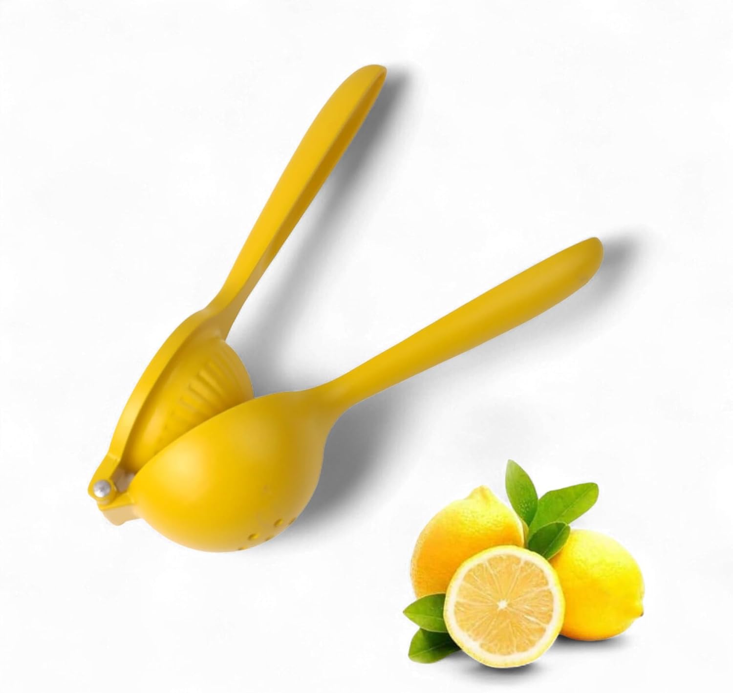 Alternative view of Paslanmaz Çelik Statik Boyalı Limon ve Narenciye Sıkacağı | Ergonomik ve Dayanıklı | 24cm (SARI)