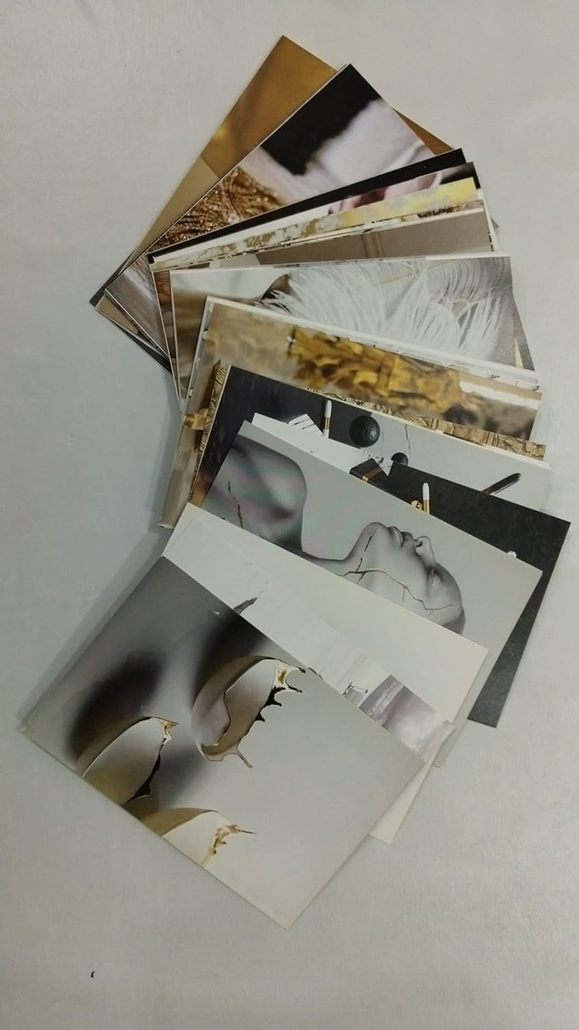 Altın ve Siyah Lüks Estetik Duvar Kolaj Seti - 50 Adet Gold Kintsugi Heykel ve Modern Sanat Temalı Fotoğraf Kartları, Havalı Oda Dekoru, Luxury Aesthetic Poster Paketi (10x15 cm)