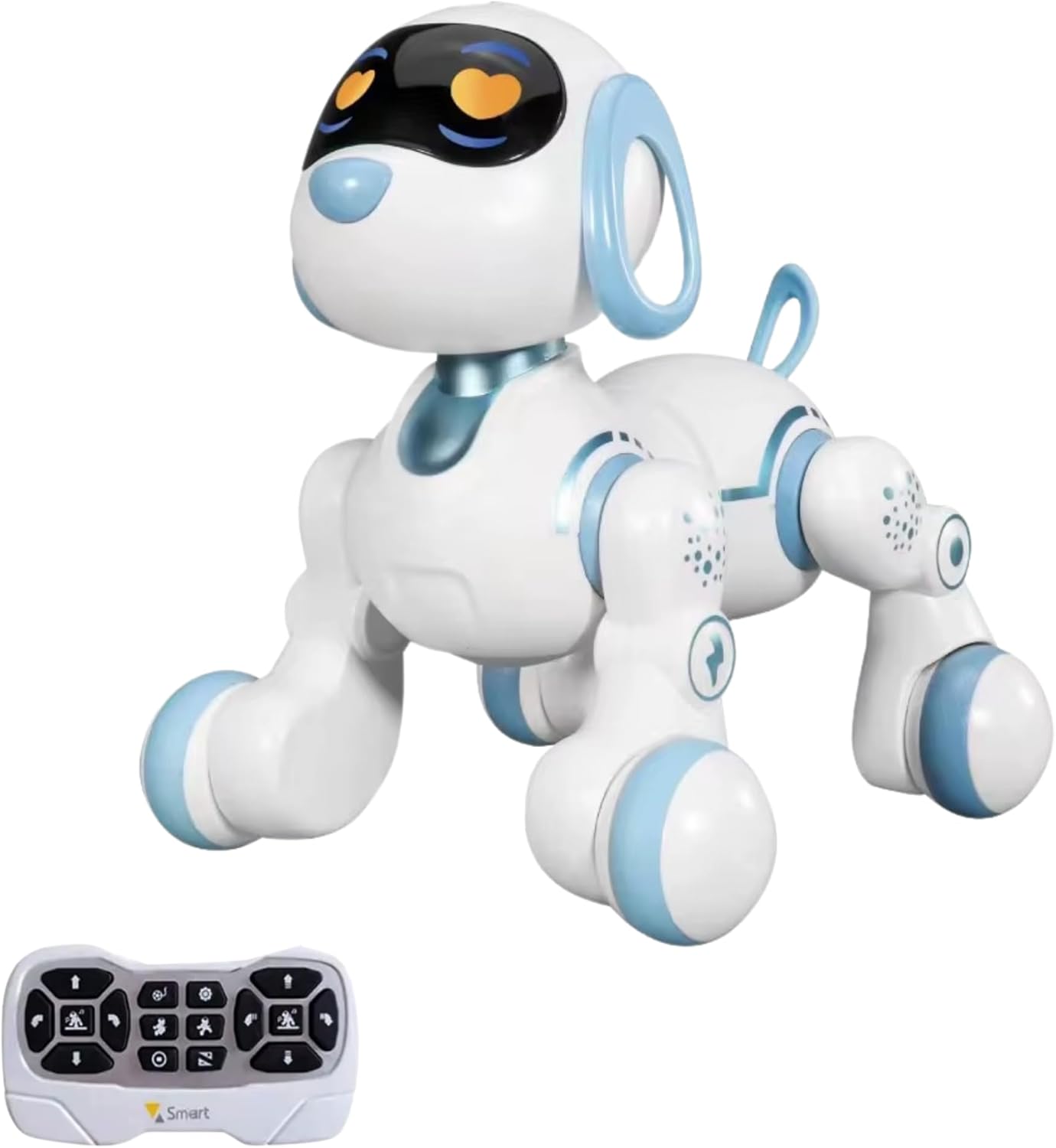 Alternative view of / 30 Fonksiyonlu Uzaktan Kumandalı Şarjlı Sesli Işıklı Dokunma Algılama Programlama Robot Köpek El Sensörlü Şarjlı Işıklı Müzikli Dansçı Robot Köpek Ve Kedi (Köpek)