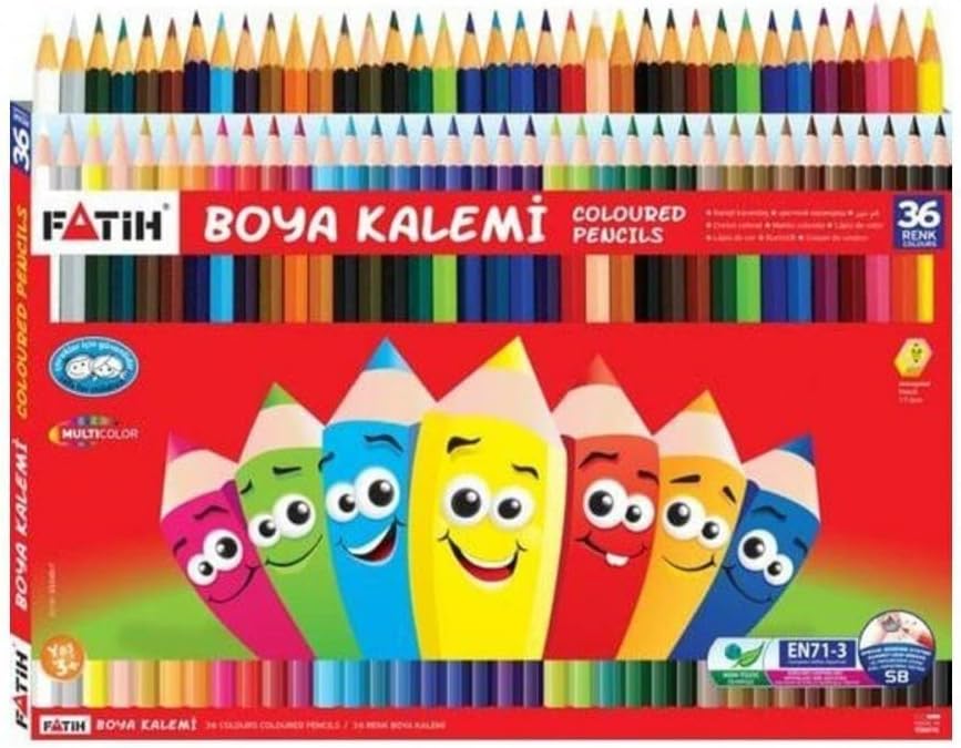 FA33245KB36RTB Tam Boy Renkli Kalemler, 36 Renk