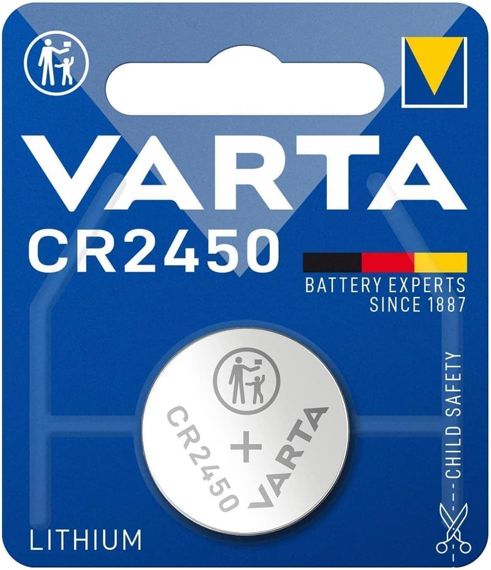 Lityum pil CR 2450, 560 mAh, 3 V, tekli blister - Görsel 2